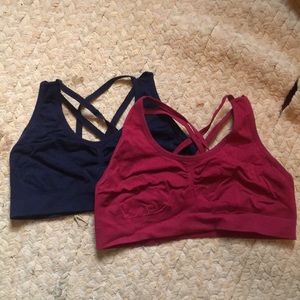 Maroon and Blue Sportsbra